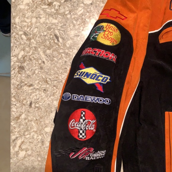 Vintage men’s NASCAR Tony Stewart suede jacket - Picture 2 of 11